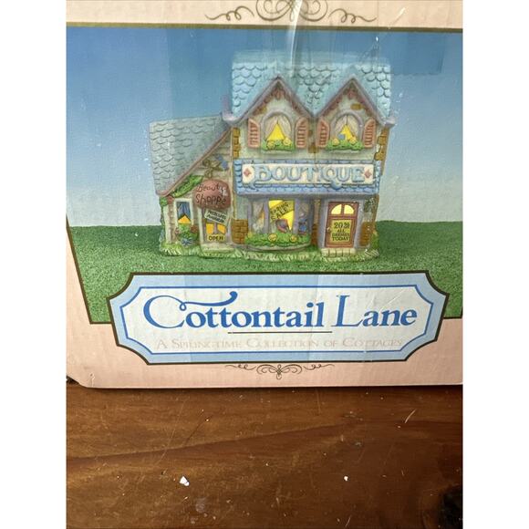 Cottontail Lane Boutique Village 1995 Midwest Cannon Falls Vintage In Box - Picture 6 of 6